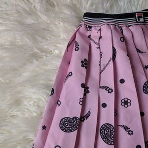 Fila x fleamadonna pleated tennis skirt